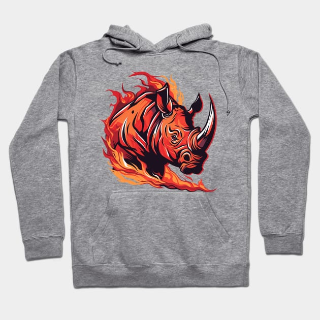 rhinoceros Hoodie by skatermoment